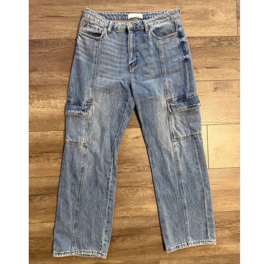 Vervet by‎ Flying Monkey High Rise Dad Cargo Jeans Size 29